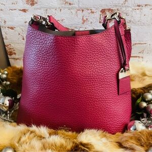 Kate Spade Raspberry Leather Shoulder Bag